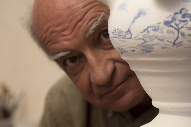 Gli autori della bottega Ceramiche Pierluca. Albisola, Savona. alfredo sosabravo