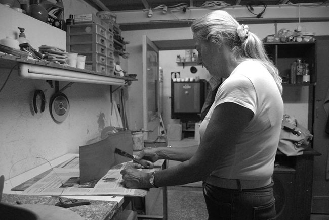Gli autori della bottega Ceramiche Pierluca. Albisola, Savona. Marina Sasso