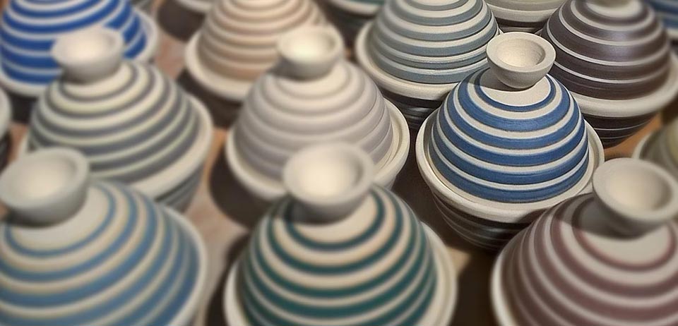 Gli autori della bottega Ceramiche Pierluca. Albisola, Savona. BONBONBOX