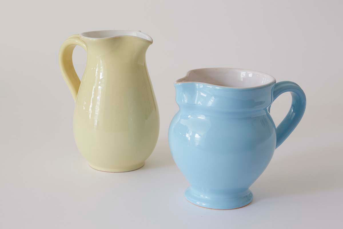 Le collezioni di design della bottega Ceramiche Pierluca. Brik & Brok