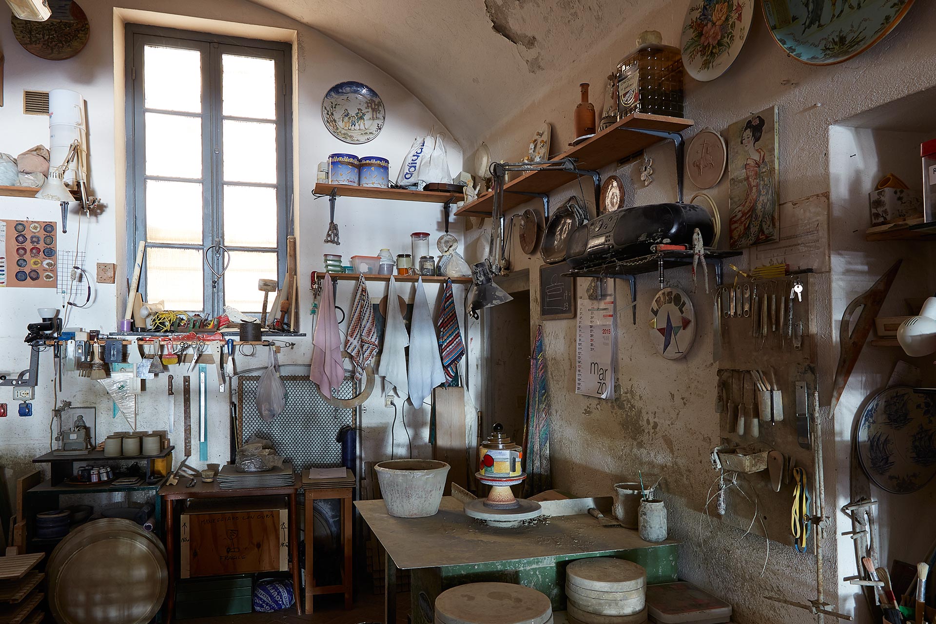 La storia della bottega Ceramiche Pierluca. Albisola, Savona