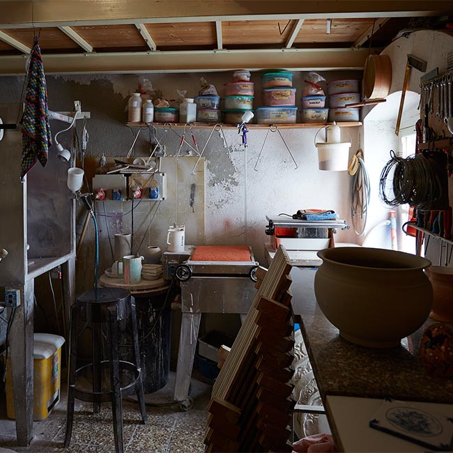 La storia della bottega Ceramiche Pierluca. Albisola, Savona